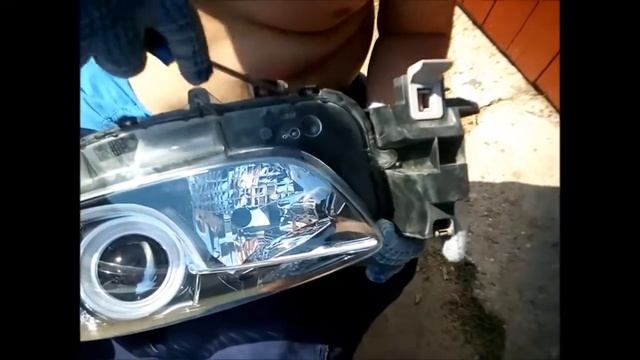разборка фар на мазде сх5 смотреть онлайн