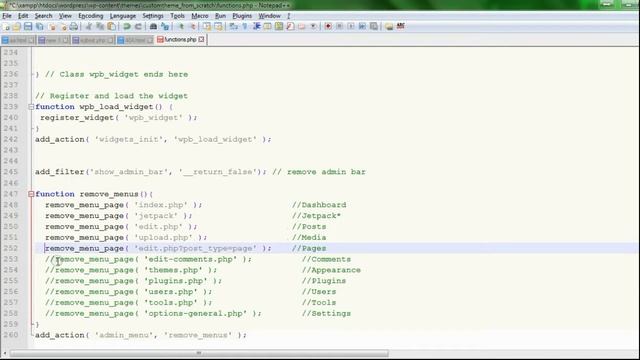 Wordpress How to Remove Menu admin page смотреть онлайн