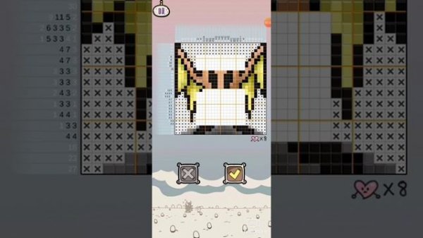 Nonogram. Picross Mon. Сложность 30×30