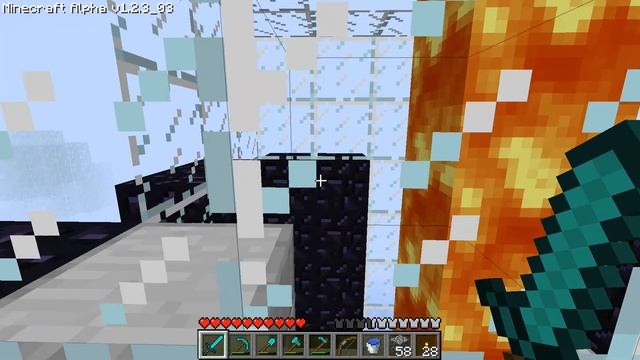 Showing my Minecraft Alpha 1.2.3_03 HEROBRINE hunting WORLD смотреть онлайн