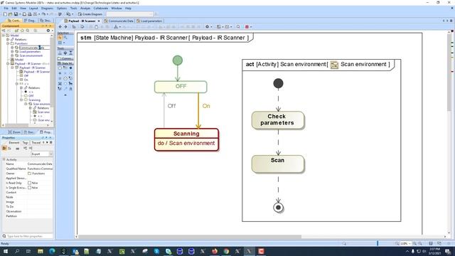 How to Model and Simulate States and Activities Together as Part of a Single System Model in SysML смотреть онлайн