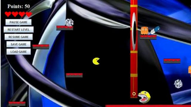 A Pacman-ish Remake in Java смотреть онлайн