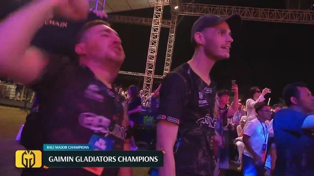 Bali Major Winners Gaimin Gladiators Trophy Lift смотреть онлайн