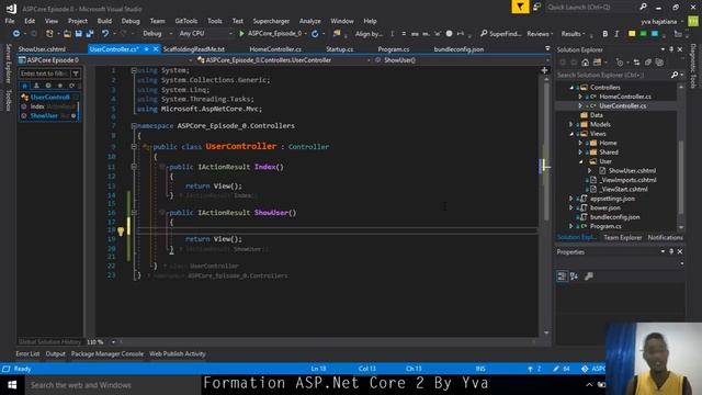 ASP.Net Core : Routage, Contrôleur et Vue - EP01 (Malagasy) смотреть онлайн