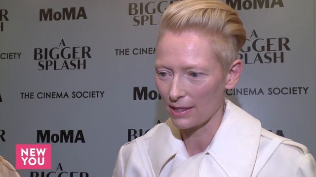 Tilda Swinton at A Bigger Splash Premiere in New York City смотреть онлайн