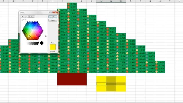 Sparkling Christmas Tree in Excel! Build Conditional Format Christmas Tree: Excel Magic Trick 1361 смотреть онлайн