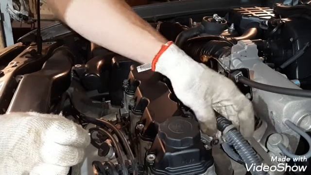 Замена прокладки клапанной крышки и подтяжка ремня генератора на нексии 8кл. смотреть онлайн