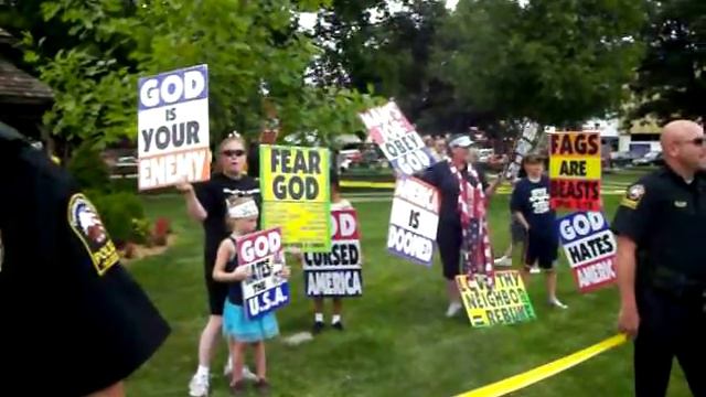 westboro baptist protests dead vets funeral red oak iowa смотреть онлайн