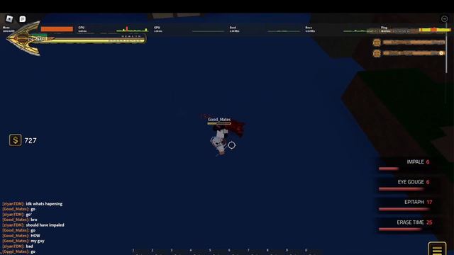 Coolest eye gouge ever landed in yba смотреть онлайн