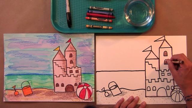 Sand Castle Art Lesson смотреть онлайн