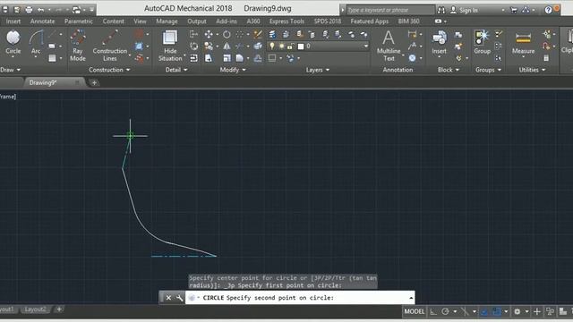 AUTOCAD TUTORIALS FOR BEGINEERS EXERCISE 21 смотреть онлайн