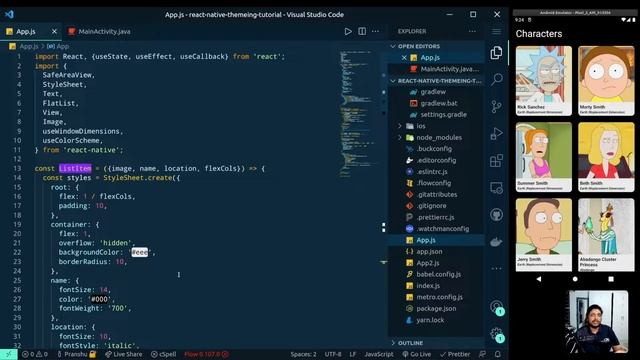 App Theming with Dark and Light Mode | React Native ⚛️ смотреть онлайн