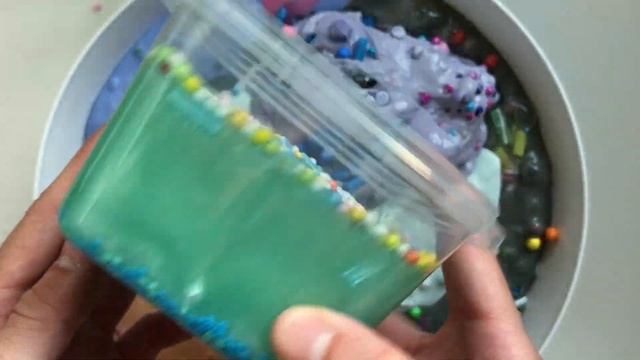 Crunchy Slime Smoothie! Mixing All My Slimes Together! Satisfying Slime #2