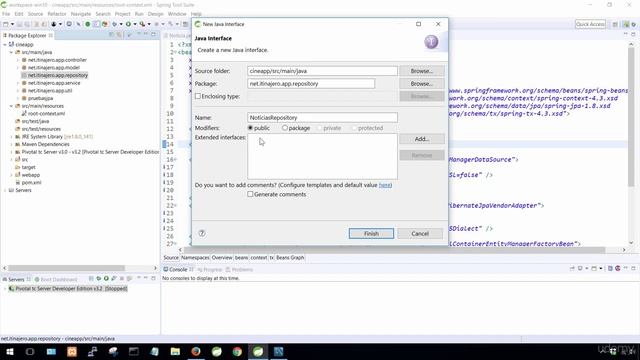 Desarrollo web con Spring Boot 2 & Spring Framework 5 -26/2 Interfaz CrudRepository Crear un reposi смотреть онлайн