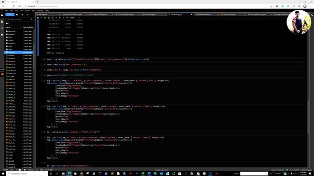 How to download Variants of Concern Data, using python смотреть онлайн