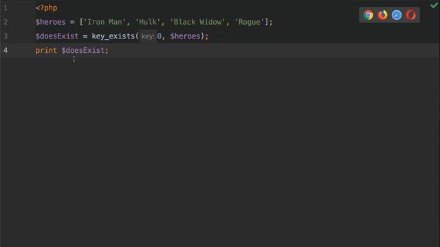 12: How to check if a PHP key exists - PHP 7 tutorial смотреть онлайн