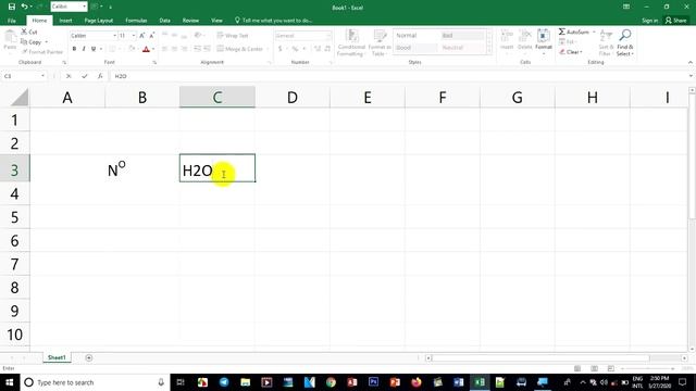 MS Excel Using Superscript, Subscript and strikethrough смотреть онлайн