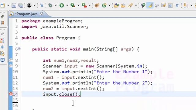 Java Example Program to Add Two Numbers ! Java Programming language смотреть онлайн