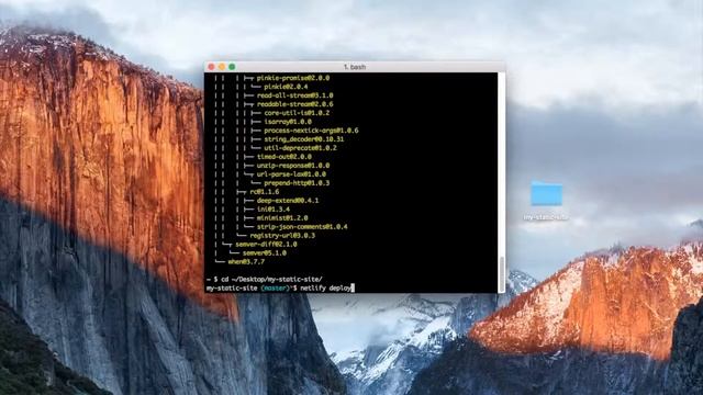 Netlify Quickstart: CLI смотреть онлайн