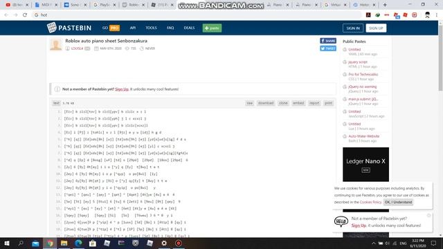 ROBLOX How to auto play piano. Read pinned comment смотреть онлайн