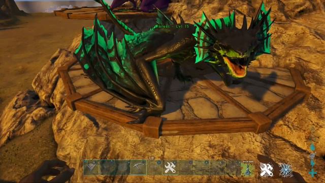 Ark Survival Evolved/meet my Poison wyvern Forest смотреть онлайн