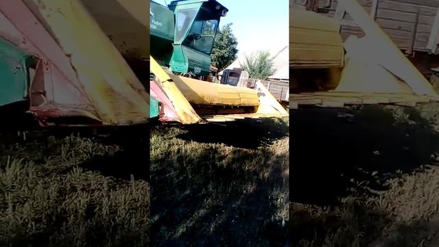 Жатка для подсолнечника нива ск5 захват 4м.... смотреть онлайн