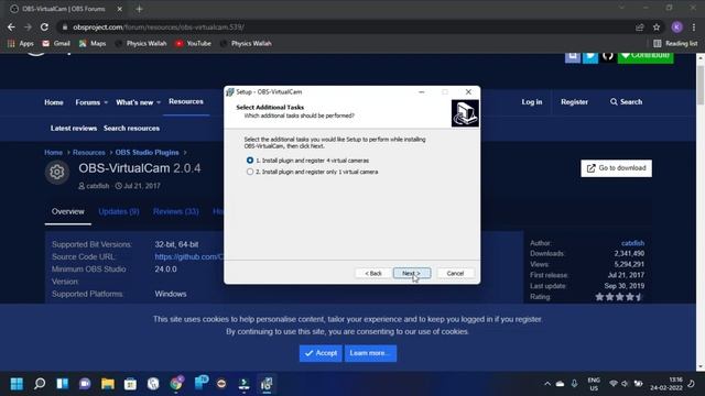 How to download OBS virtual camera in windows 11 for free. смотреть онлайн