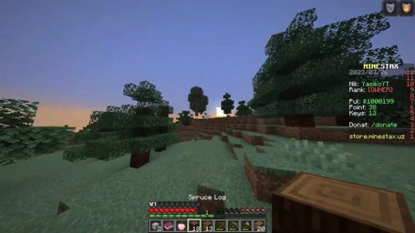 MC.MINESTAX.UZ | MINECRAFT SERVERIM