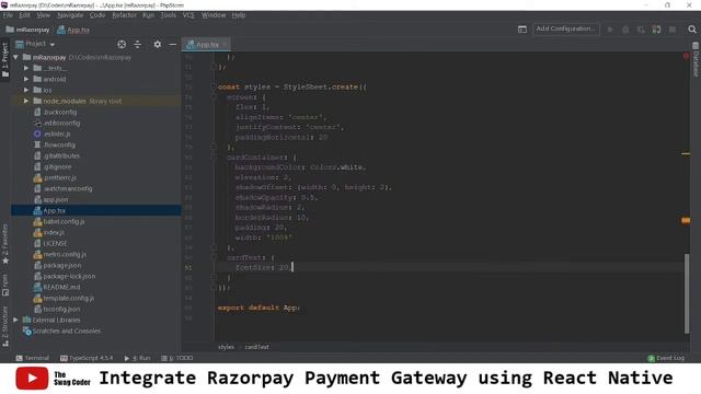 Integrate Razorpay Payment Gateway using React Native смотреть онлайн