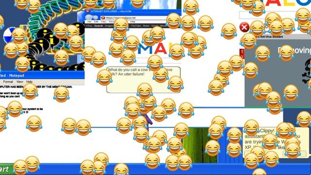 Проверяю вирус MEMZ с сайтом Internet Explorer на телефоне // Windows XP Simulator смотреть онлайн