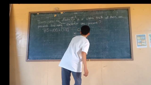 There are 56 students in a class.75% of them are present. How many students are present? смотреть онлайн