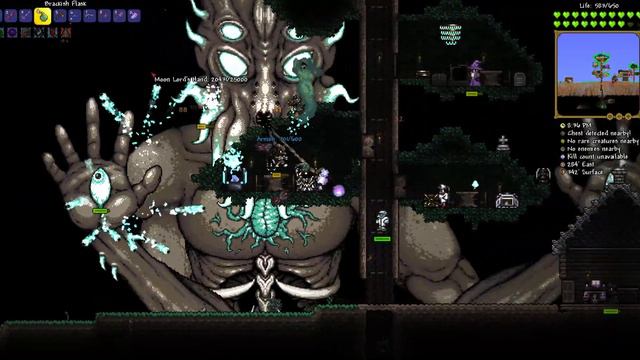 Terraria Calamity mod episode 27 // Lunatic Cultist + Moon Lord + Xeroc armor смотреть онлайн