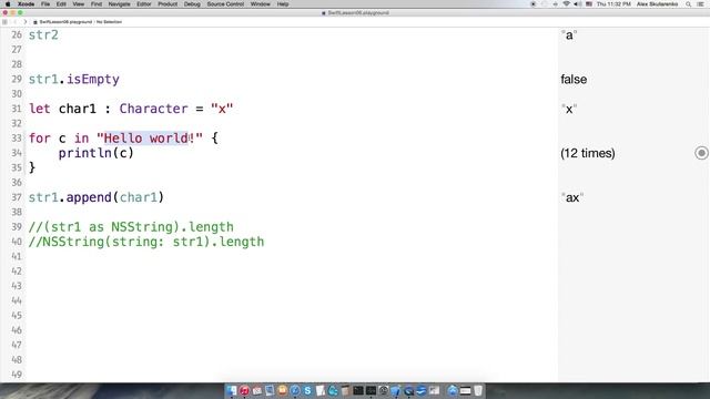 SWIFT - 06. Строки смотреть онлайн