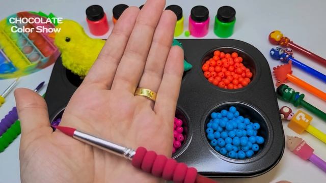 Satisfying Video L How To Make Rainbow Colorful Toys Slime And Stress Balls ASMR #1
