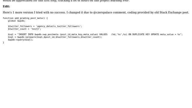 Wordpress: Inserting Post Meta From SQL (2 Solutions!!) смотреть онлайн