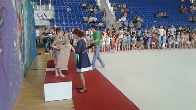 Награждение, 3 место, Открытый турнир по худ. гимнастике смотреть онлайн