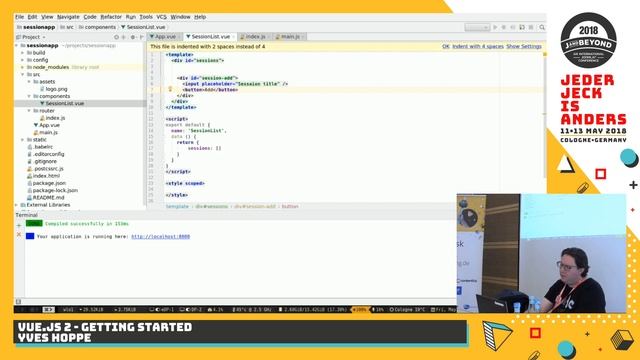 JAB18 - Vue.js 2 - Getting Started смотреть онлайн