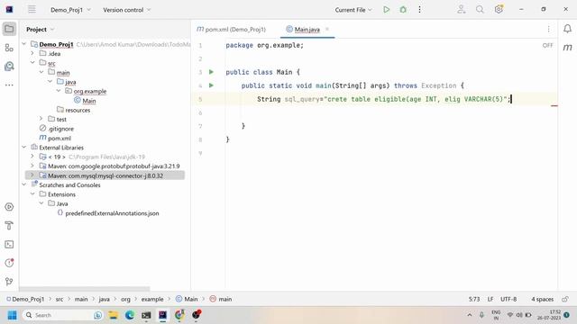 How to connect mysql connector in intellij Idea | maven | with demo program in hindi| смотреть онлайн
