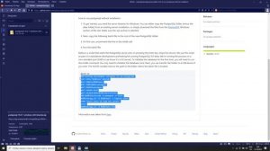 Запуск postgresql без установки