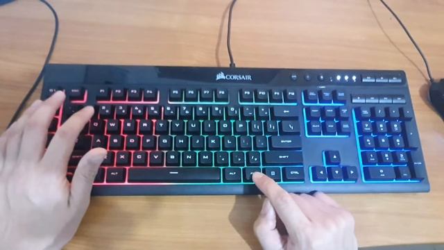 How to Change The Light Color On Corsair K55 Keyboard смотреть онлайн