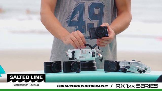 Sony RX1xx series Salted Line camera housing for surfing photography смотреть онлайн