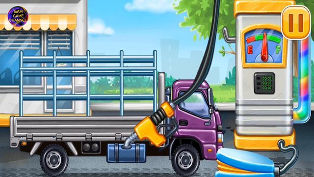 Kids Truck Game-House Building Car Wash- Android Gameplay #1 смотреть онлайн