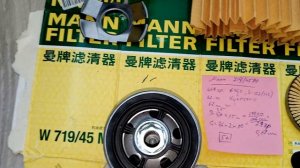 Распил масляного фильтра MANN W719/45M (China)