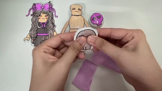 ?paper DIY? Roblox - Blind bag - Kuromi outfit ?#asmr #diy #papercraft #chickiepaper #roblox смотреть онлайн