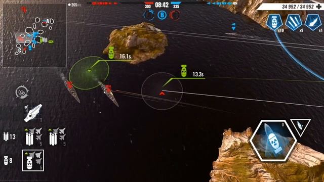 Pacific Warships | Tier V Aircraft Carrier Evolution Gameplay смотреть онлайн