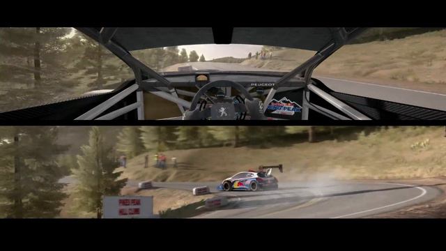DIRT RALLY (PC) - Pikes Peak Split Screen Action