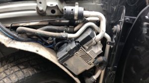 Touareg 2,5 tdi. WEBASTO догреватель в предпусковой