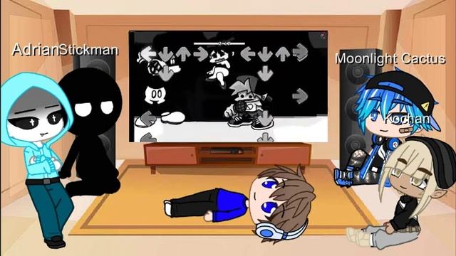 Kochan, Stickman, L Doran, Moonlight Cactus & xXAdrianTheHunterXx react to Mickey Mouse.EXE FNF mod смотреть онлайн