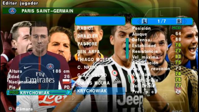 NUEVO PES 2018 CON FACES REALISTAS/PSP PPSSPP PC ANDROID смотреть онлайн