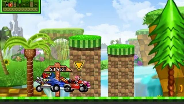 Игра Соник Гонки На Спортивной Машине - Смотреть смотреть онлайн